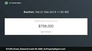19 Fyffe Street, Diamond Creek VIC 3089 | AuPropertyReport.Com