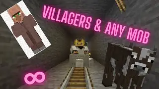 EASILY move villagers and ANY mob in Minecraft for infinite distance