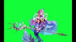 Kadita &times; Maiden of The Tide Green Screen Animation