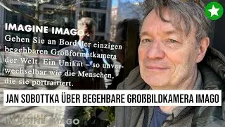 28.03.2025 Berlin Jan Sobottka &uuml;ber begehbare Gro&szlig;bildkamera IMAGO: Portraitfotografin Susanna Kraus