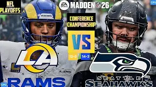 Los Angeles Rams vs. Seattle Seahawks - Conference Championship | Madden NFL 26 
