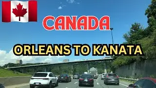 Orleans to Kanata - Ottawa Canada Dash Cam Ride | 4K Dash Cam Tour