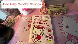 ❣️Hello Kitty Monday Savings❣️#debt #debtfree #savingmoneytips #saving_money #budgeting101 #cash