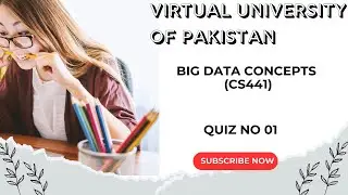 🎓 Big Data Concepts | CS441 | Virtual University of Pakistan | Quiz No 01 | Fall Semester 2025 - 26