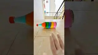 What&rsquo;s Inside? 🤯 Insane Glass Breaking With Colorful Surprises! 💥💜🧃#asmr #satisfying #shorts