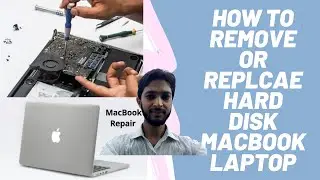 How To Replace Hard Disk in Macbook Laptop | How To Remove Hard Disk in Macbook | मैकबूक  लैपटॉप...