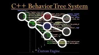 AI Behavior Tree System (C++ Space Arcade Game Update 9)