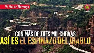 Con m&aacute;s de tres mil curvas, as&iacute; es la carretera del Espinazo del Diablo
