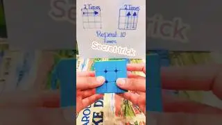 Learn,A SECRET TRICK OF RUBIKS CUBE FOR BEGINNERS #viral #shorts