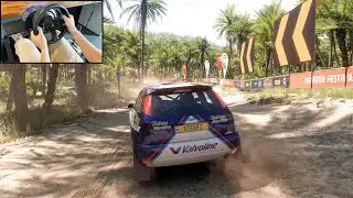 Rally, but it's Forza Horizon 5 (Steering wheel gameplay)