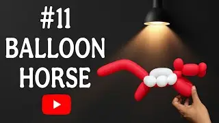 HORSE BALLOON | BALLOON HORSE FOR BEGINNERS#horse #balloon #easy #diy #twist #animals #modling #art