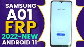 New Solution 2022 - Samsung A01 FRP Bypass Android 11 Without PC  [ Old Method Not Work ]