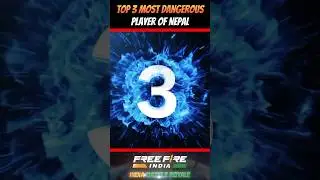 NEPAL KE TOP 3 MOST DANGEROUS PLAYER 🤯 #shorts #freefire #gaming #viral