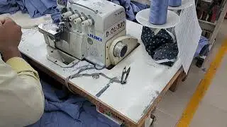 Side seam overlock machine