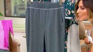 Denim & Co. Comfort Zone Comfort Jersey Slim Jogger Pant on QVC