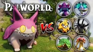 King Boss Grintale vs Alpha Bosses in Arena - Palworld Boss Battle