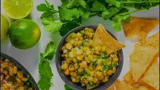 Sweet corn Salsa 🌽 | Easy and crunchy snacks | Trending snacks recipe #youtube #snacks #foodblogger