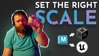 How to export with setting the right Scale in Maya to Unreal or Unity