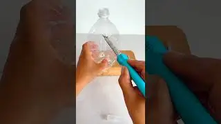 Bottle Cutting Hack Using Soldering Tool #shorts #ideas #soldering