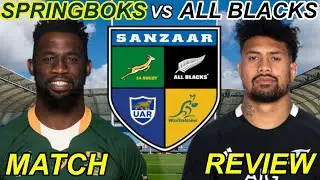 SPRINGBOKS vs ALL BLACKS Live Review (Rugby Championship 2021)
