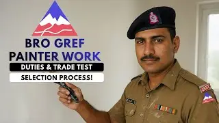 BRO GREF Painter: Real Work, Syllabus & Trade Test Explained 🔥