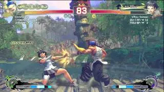 SSF4-AE: rockhowar [Yun] VS VRyu [Makoto]