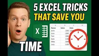 5 Excel Tricks That Will Save You HOURS ⏱️ | Excel Tips for Productivity