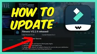 Filmora 12 How To Update Filmora 12 Under 1 Minute  |  2023 Tutorial
