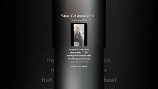 To much excessive force (Remastered) When I got Restrained #music