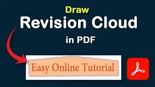 How to draw revision cloud in Adobe Acrobat Pro DC