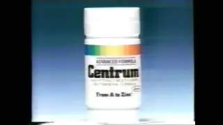 1988 Centrum From A to Zinc&rsquo; TV Commercial