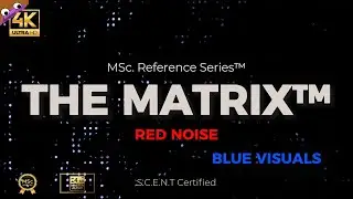 THE MATRIX: Red Pill Protocol | 25 Min Deep Red Noise | 4K HDR Blue Spectrum (24-Bit Lossless)