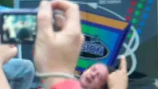 David Yow of The Jesus Lizard launches into crowd at Pitchfork Music Festival 2009