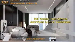Setting Light Interior 3D Lender V-Ray 5 For SketchUp