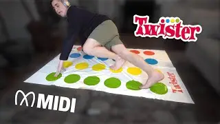 Использование коврика Twister в качестве MIDI-контроллера!