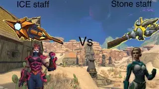 What is best ICE staff or Stone staff here you see