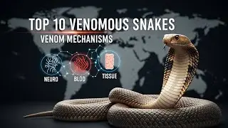 Top 10 Most Venomous Snakes | Snakebite Real-World Risk & First Aid #top #top10 #snake #cobra