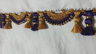 (part -1) video bridal saree kuchu design #sareekuchh #sareedecoration #bridal #youtube 