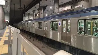 【4K】横浜高速鉄道みなとみらい線 Y500系 517F 発着
