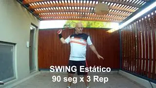 Rutina Número 1 SWING. Ejercicios para mejorar la técnica de Squash. Rutina para practicar SWING