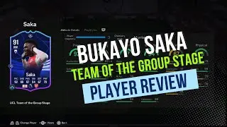 91 Bukayo Saka TOTGS Player Review - He Is Worth Every Penny! FC 24 Ultimate Team