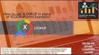 Xlookup in Excel || How to use Xlookup in place of Vlookup || Hindi & English