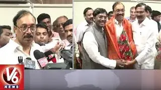 Ram Mohan Rao Takes Charge As Telangana Film Development Corporation Chairman | V6 News