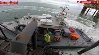 Offshore Life Boat Crew Change  (SF-4)   #oilrigs  #gasplatform #offshore