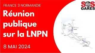 Réunion publique LNPN - France 3 Normandie