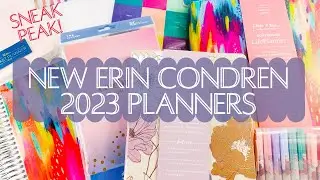 Erin Condren 2023 Planner Launch | Sneak Peak of the New Softbound Planners, Family Organizer & More