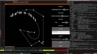 kivy garden.animalabel_bezier demo