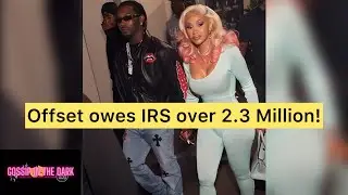 Rapper Offset owes over 2.3 million in taxes to the IRS. #story #news #money 