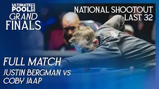 Justin Bergman vs Coby Jaap | Last 32 | National Shootout