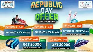 This Republic Day, level up your fun at Funtura, LuLu Mall Hyderabad